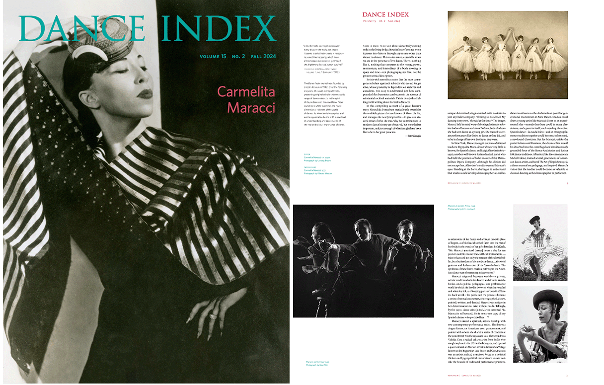 Dance Index Current Issue