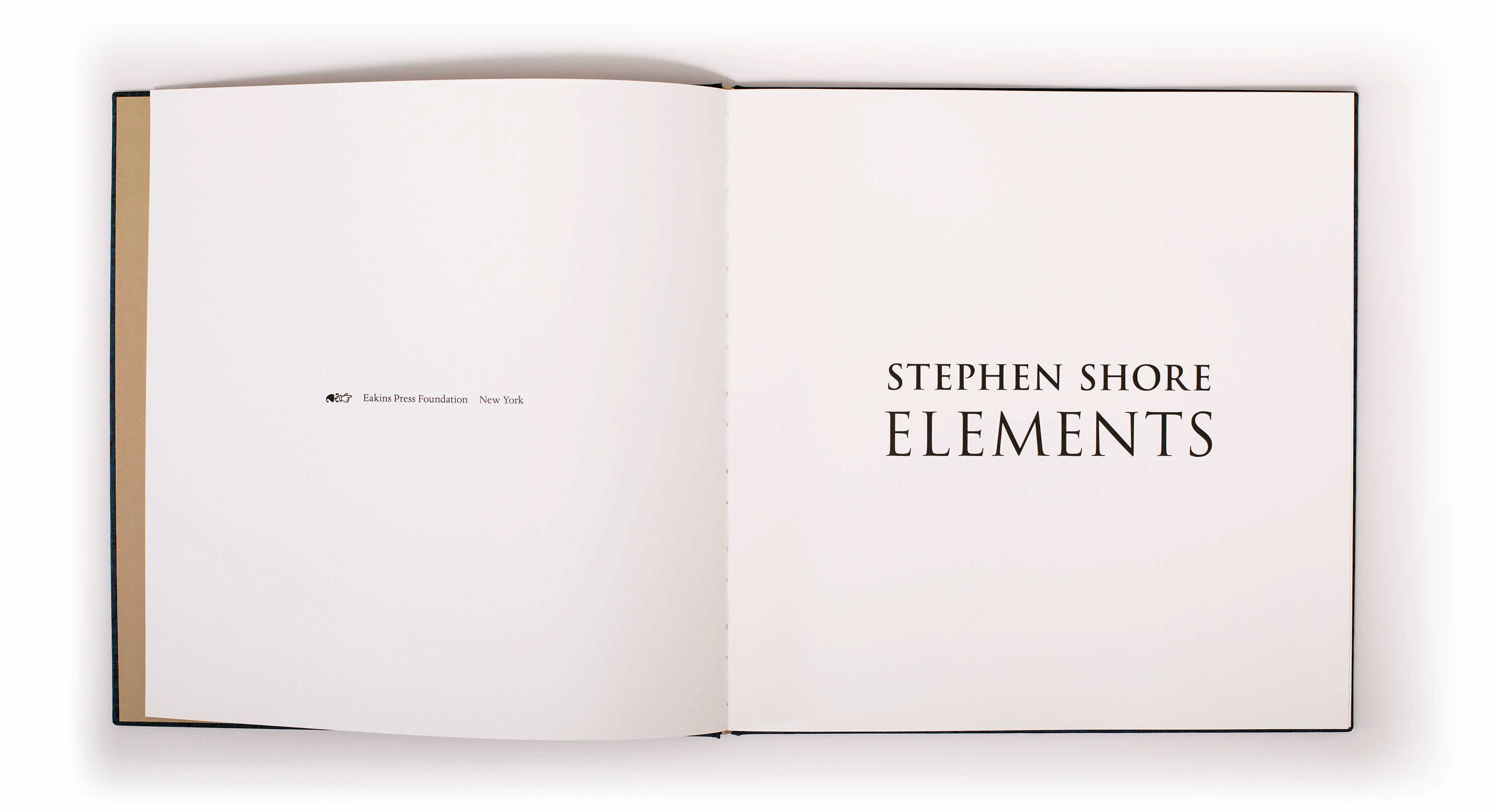 Eakins Press Foundation :: Stephen Shore: Elements